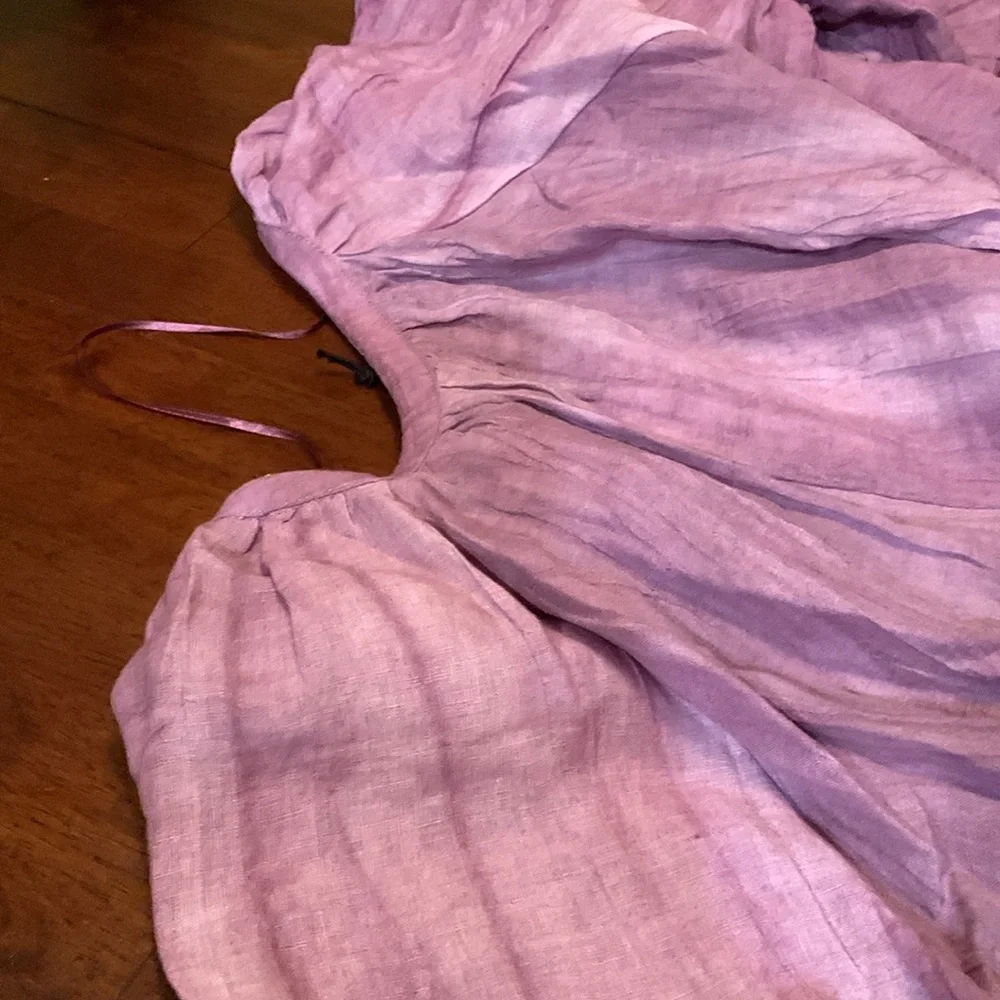 Brand new, high quality absolutely stunning 100% linen gorgeous dress,size Large - Picture 12 of 17